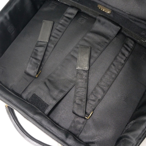 LOEWE　総革ショルダー付ブリーフケース（黒）