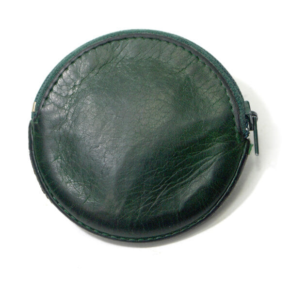 LOEWE　アナグラムロゴ総革コインケース（緑）