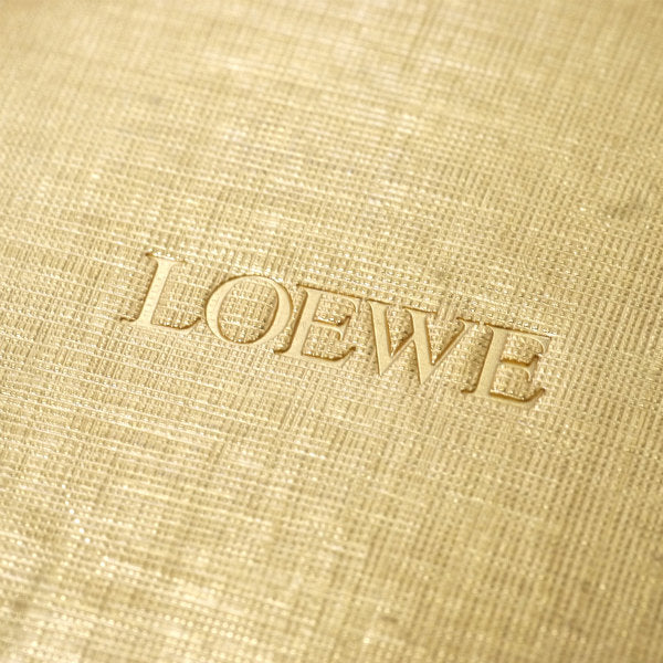 LOEWE　アナグラムロゴ リザードピルケース（黄）