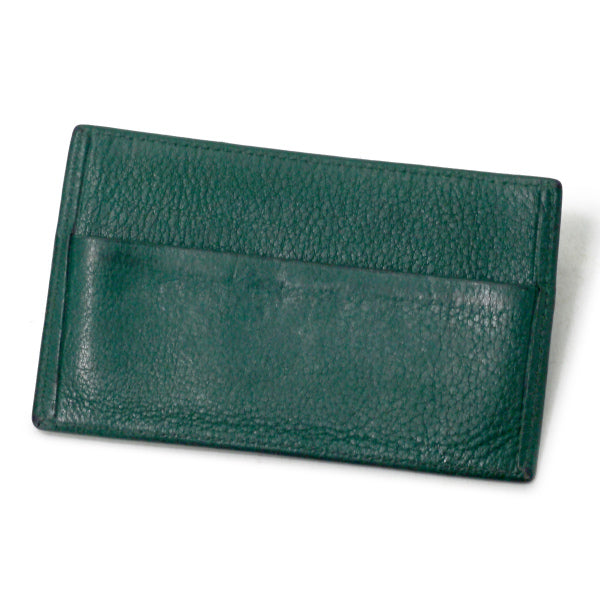 ロエベ　LOEWE　アナグラムロゴ レザーカードケース　グリーン　緑　名刺入れ LOEWE アナグラムロゴ レザーカードケース（緑） – Vintage Shop Rococo
