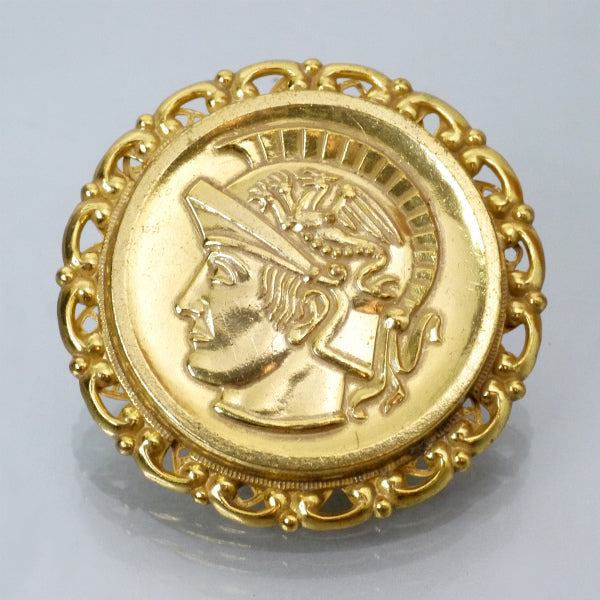 MIRIAM HASKELL 80sコインモチーフ ネックレス&ブローチSET