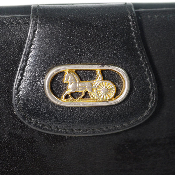 OLD CELINE 馬車金具レザー長財布（黒）