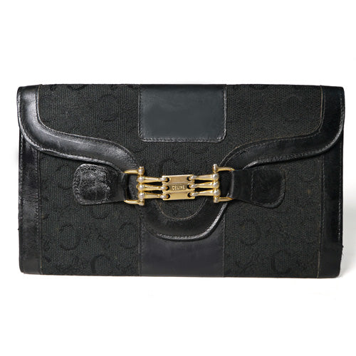 OLD CELINE 馬車金具　長財布（黒）