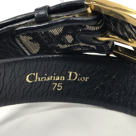 OLD Dior ジャガードベルト（紺）