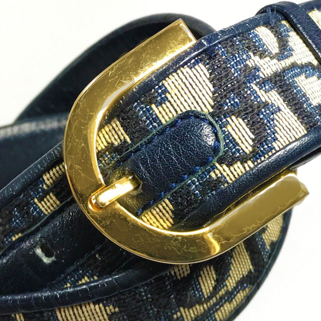 OLD Dior ジャガードベルト（紺）