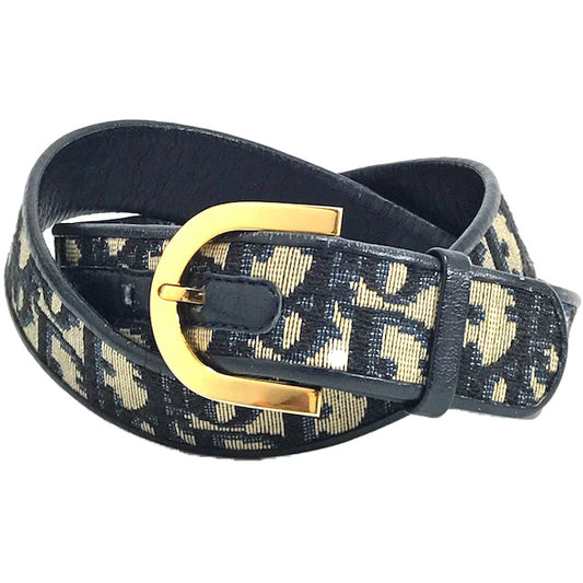 OLD Dior ジャガードベルト（紺）