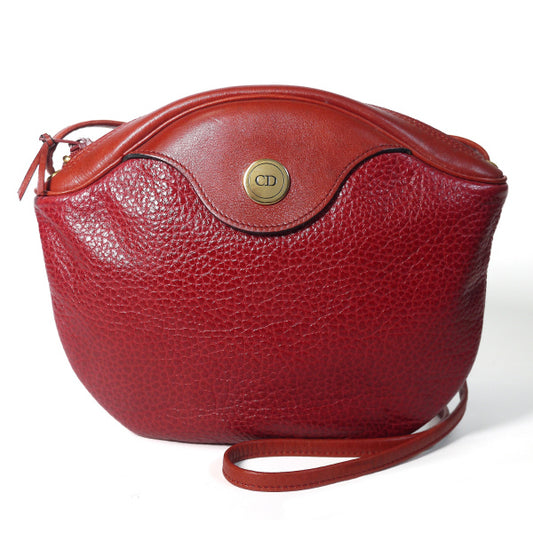 OLD Dior　斜めがけポシェット（赤）