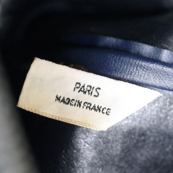 OLD Dior トロッター柄定番ボストン（青/中/斜ライン）