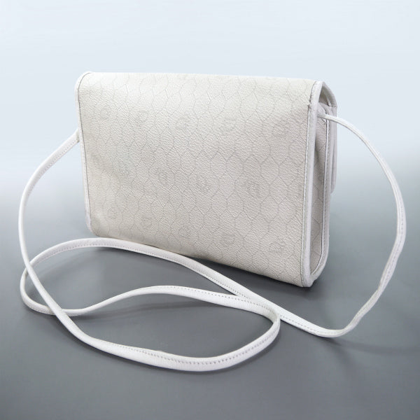 Old Dior　ハニカム柄2WAYバッグ（白）