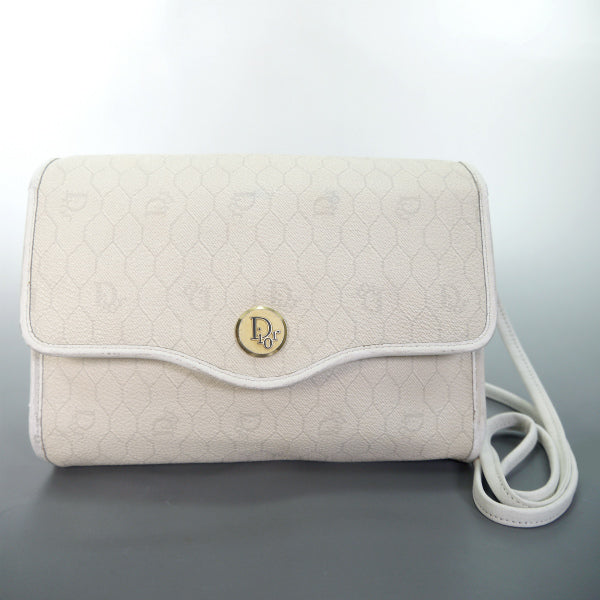 Old Dior　ハニカム柄2WAYバッグ（白）