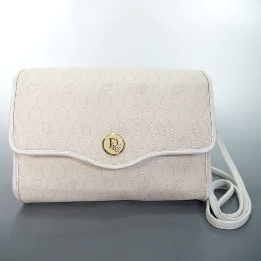 Old Dior　ハニカム柄2WAYバッグ（白）