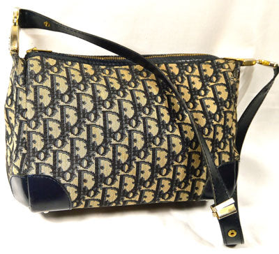 OLD Dior　トロッター長方形ショルダー紺