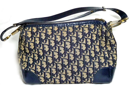 OLD Dior　トロッター長方形ショルダー紺