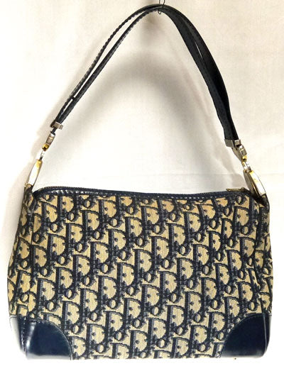 OLD Dior　トロッター長方形ショルダー紺
