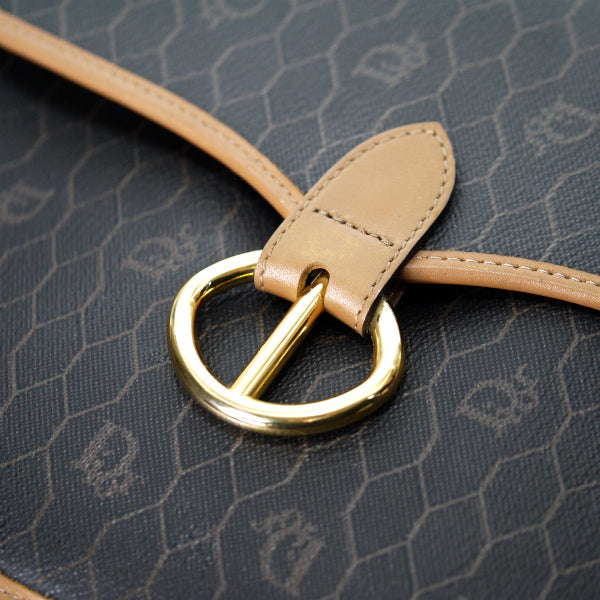 Old Dior　茶モノグラム柄斜めがけショルダー