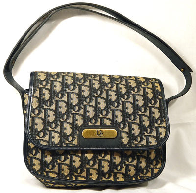 OLD Dior　トロッターミニショルダー（紺）