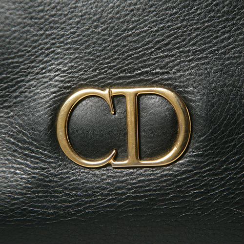 C.Dior＜訳あり＞総皮トートバッグ（黒）