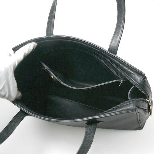 C.Dior＜訳あり＞総皮トートバッグ（黒）