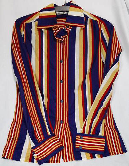 OLD Dior　ストライプブラウス