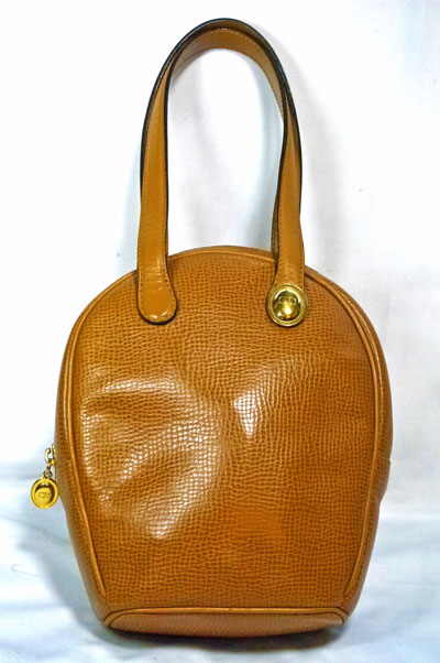 Old.Dior キャメル丸型ボストン