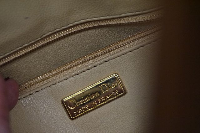 Old.Dior キャメル丸型ボストン