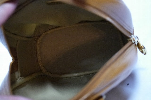 Old.Dior キャメル丸型ボストン