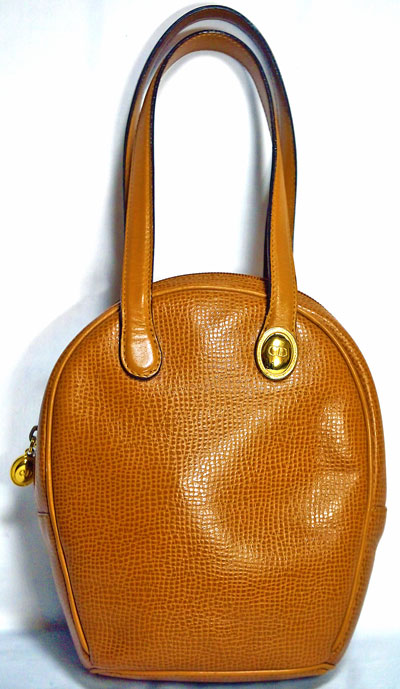 Old.Dior キャメル丸型ボストン