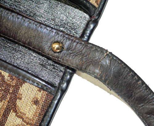 Old Dior　＜訳アリ＞ワンショルダー（トロッター茶）