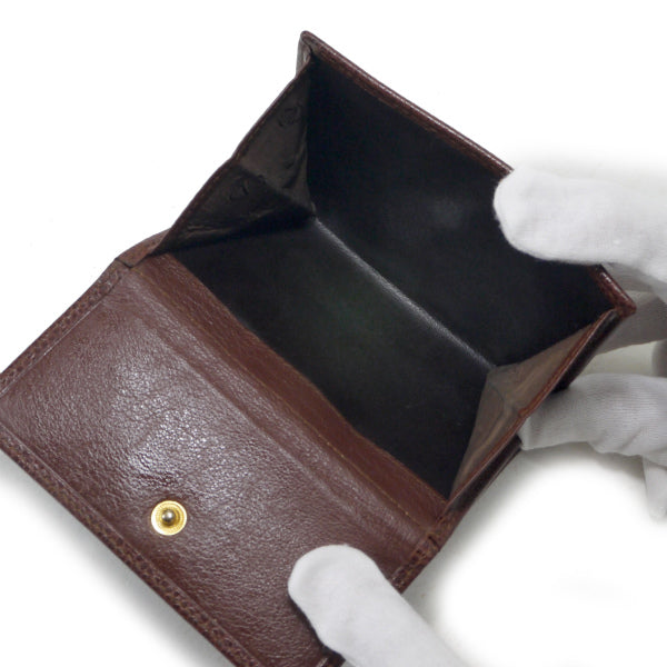 OLD Dior　２つ折れ財布　本革茶系