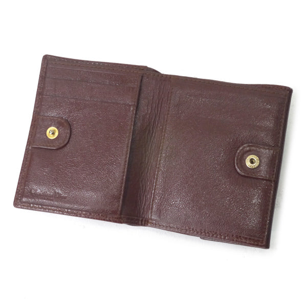 OLD Dior　２つ折れ財布　本革茶系