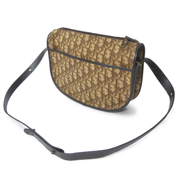 Old Dior　トロッター半円２WAYショルダー（茶）