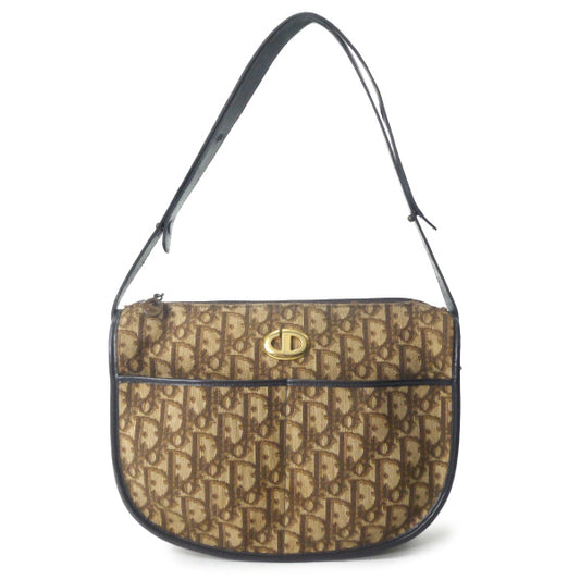 Old Dior　トロッター半円２WAYショルダー（茶）