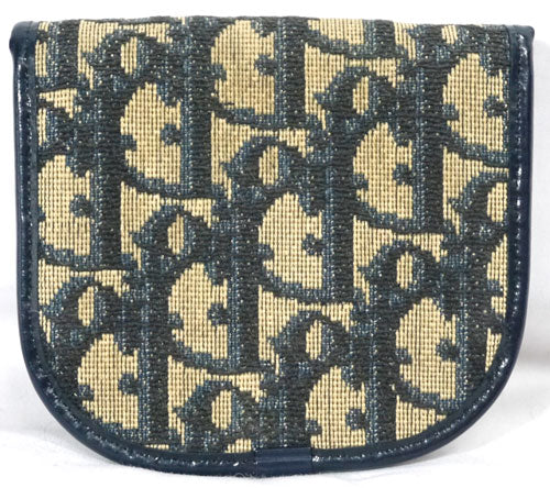 Old Dior　トロッター柄小銭入れ（紺）