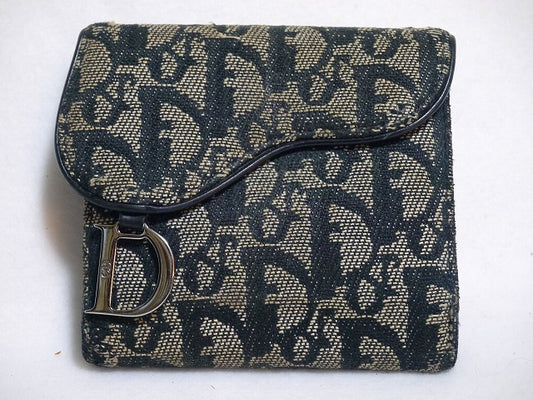Dior　黒２つ折れ財布