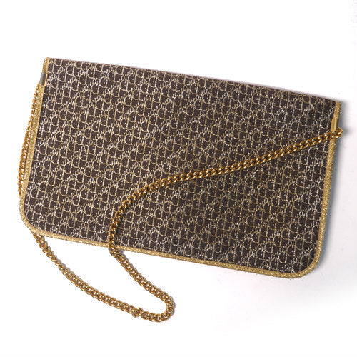 C.Dior　ゴールドチェーンクラッチ