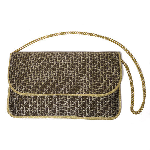 C.Dior　ゴールドチェーンクラッチ