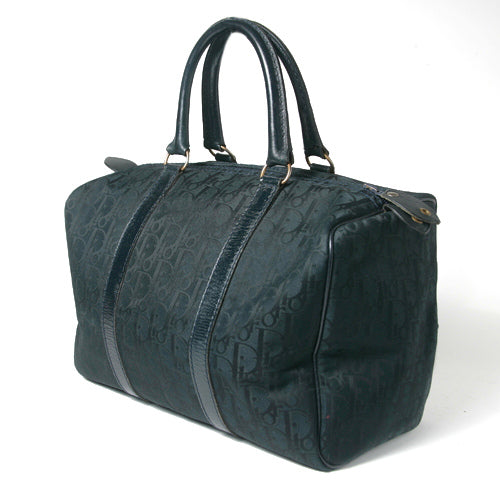 Old Dior　トロッター柄　ボストン（黒・中）