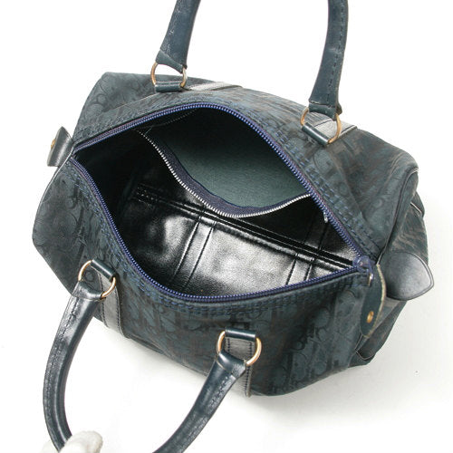 Old Dior　トロッター柄　ボストン（黒・中）