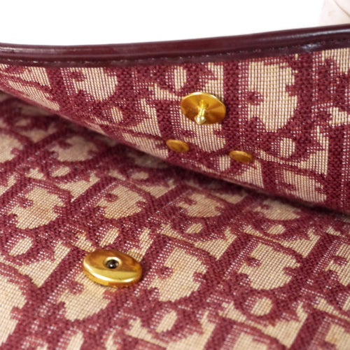 OLD Dior 　赤トロッター チェーン クラッチショルダー