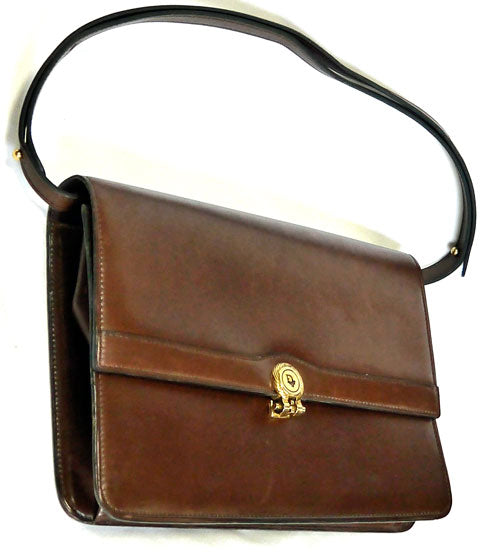 Old Dior　2Wayショルダー(茶　総皮）