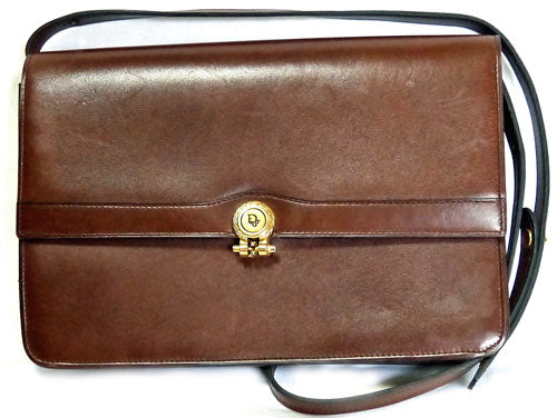 Old Dior　2Wayショルダー(茶　総皮）