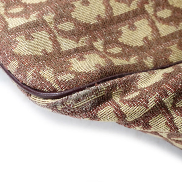 OLD Dior　トロッター柄 定番ボストン（赤/中/定番ライン）