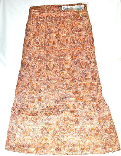 OLD Dior シルクヨーロッパVintageスカート