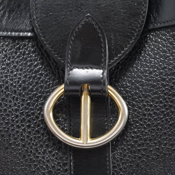 OLD Dior 大型レザー縦長トートバッグ（黒）