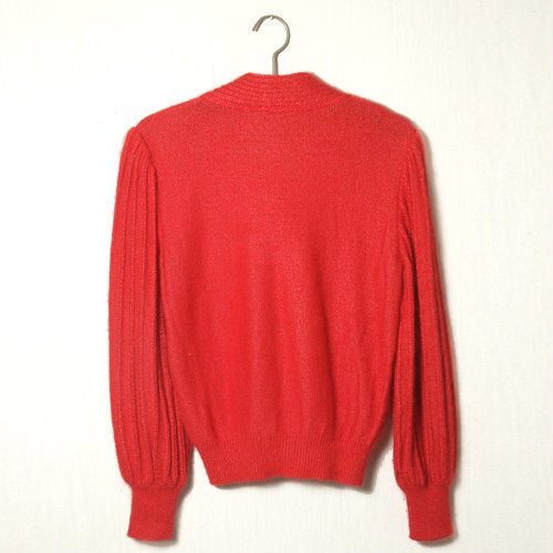 Christian Dior 赤リボンニット