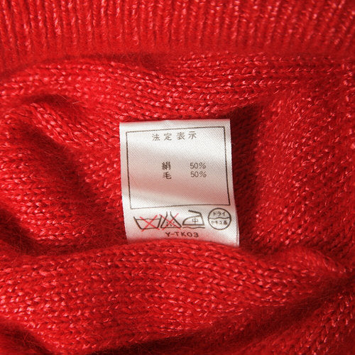 Christian Dior 赤リボンニット