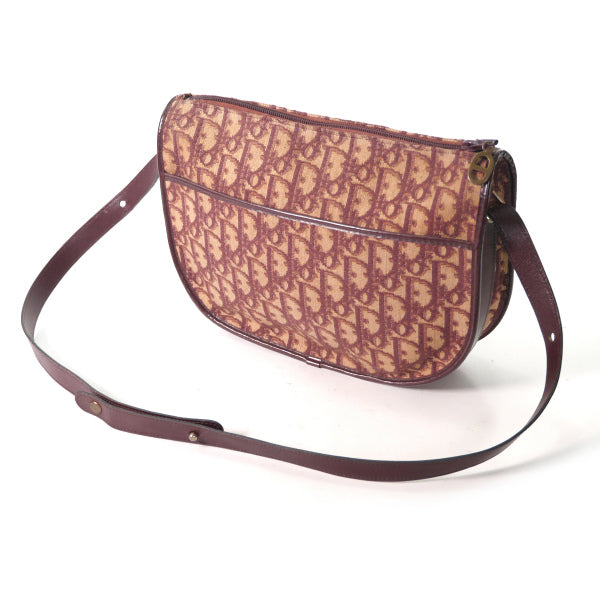 Old Dior　トロッター半円２Wayショルダー（赤）