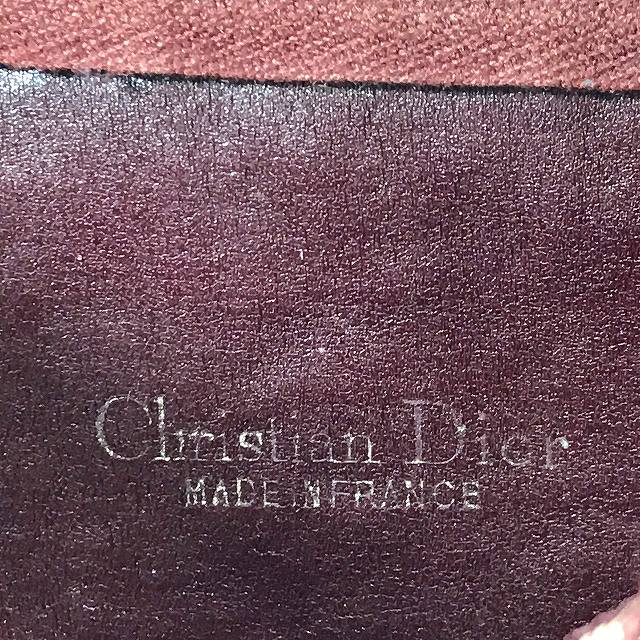 Old Dior　トロッター半円２Wayショルダー（赤）