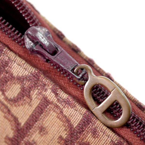 Old Dior　トロッター半円２Wayショルダー（赤）