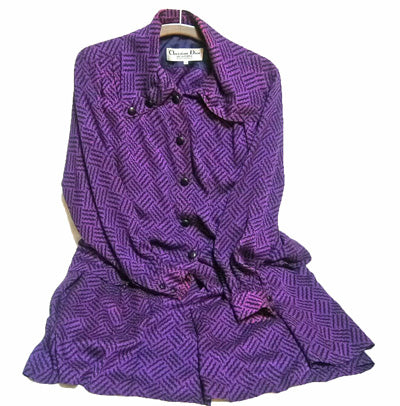 Old Dior　ヴィンテージツーピース(紫)